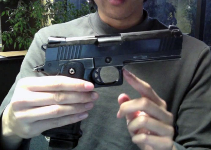 Ballistic Tsunami Tokyo Marui Hi-Capa 4.3 Pistol System Long Term Review (double stack 1911) Screencap
