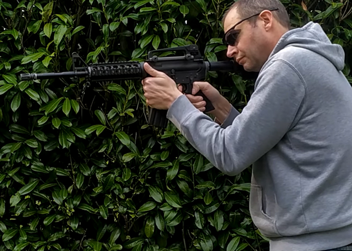 Golgy With The WE Airsoft M4 RIS GBBR