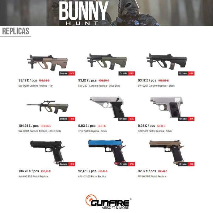 Gunfire Bunny Hunt Sale 2021 04