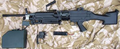 A&K M249 Body and Accessories