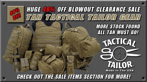 Tactical Tailor Tan Gear 40% Blowout Sale | Popular Airsoft: Welcome To ...