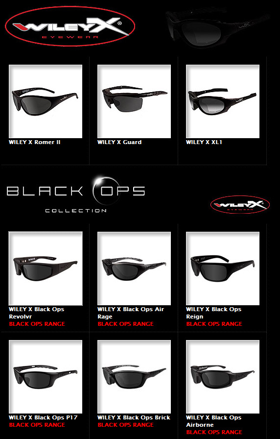 Wiley X Tactical Black Ops Collection | Popular Airsoft: Welcome To The ...