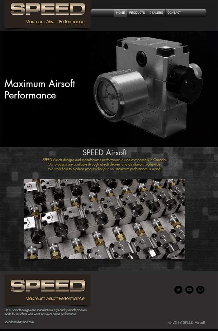 SPEED Airsoft Reveal Website New Design | Popular Airsoft: Welcome To ...