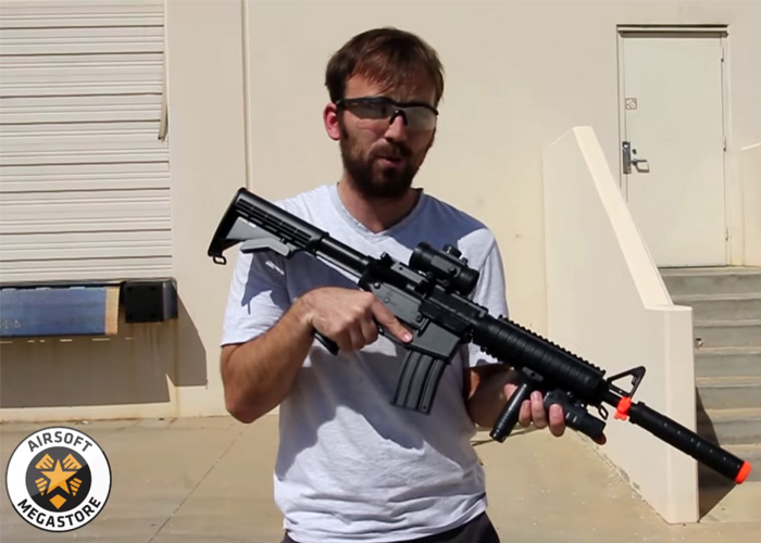 Double Eagle LPEG M4 Stress Test by AMS | Popular Airsoft