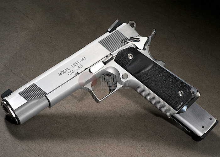 AS Custom Springfield 1911 Tactical - Silver | Popular Airsoft