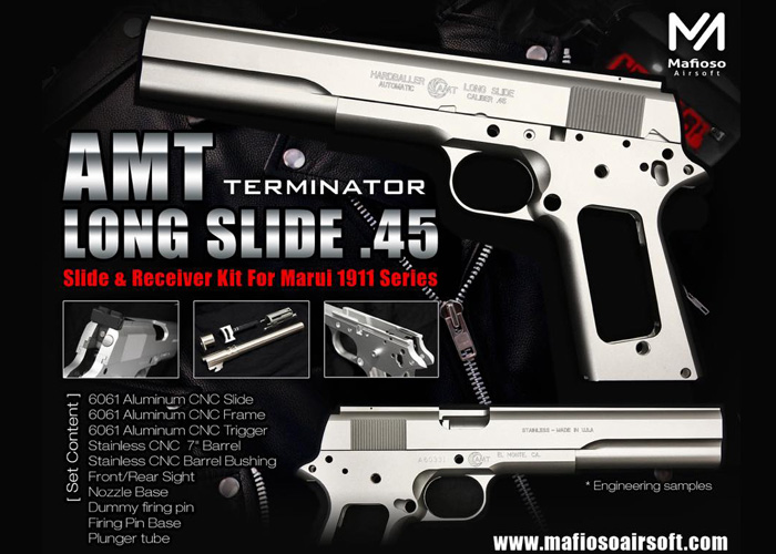 The Terminator AMT Hardballer .45 Longslide Gun Pistol Prop