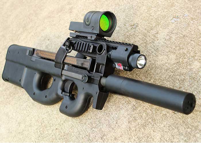 Damage Industries P90 Extended Optic Rail | Popular Airsoft