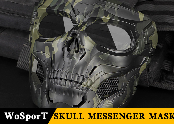 WoSport Skull Messenger Mask