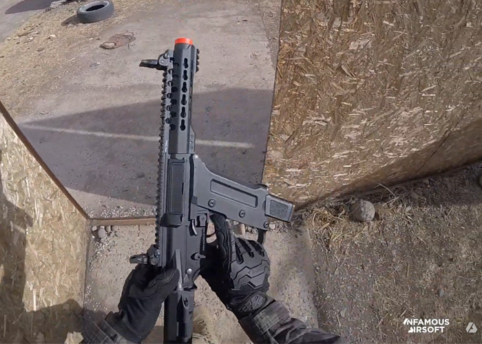 Infamous Airsoft KWA TK45c AR Pistol Gameplay & Review