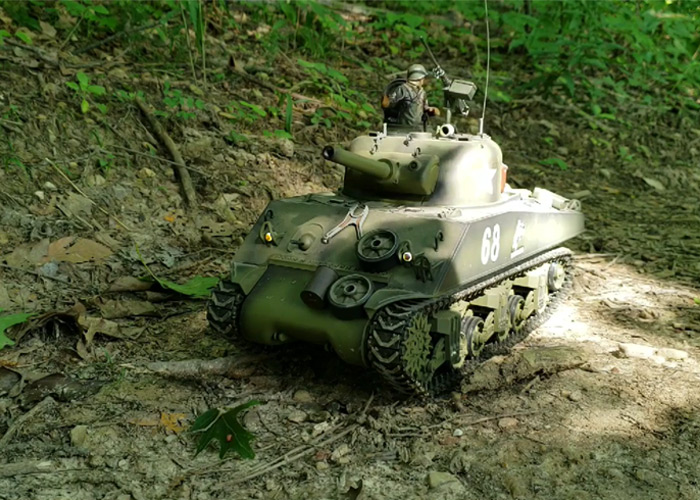 Adventure RC Heng Long Sherman M4A3 Airsoft Tank