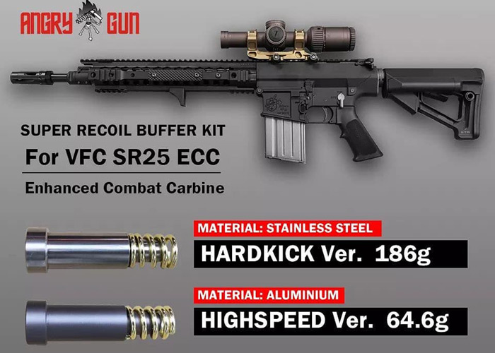 Bang Bang Angry Gun Buffer Kits For VFC SR25 GBB