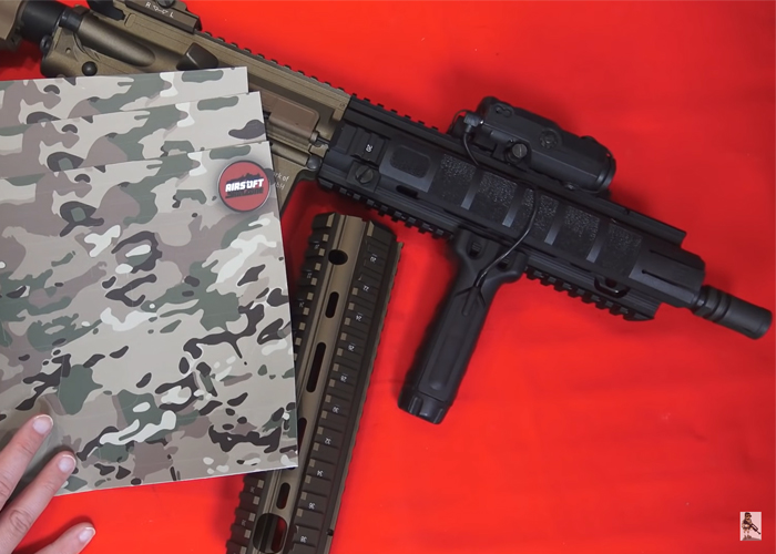 L'Antre du Dingo Airsoft Skin Zone Kit Camo HK416A5/HK416F