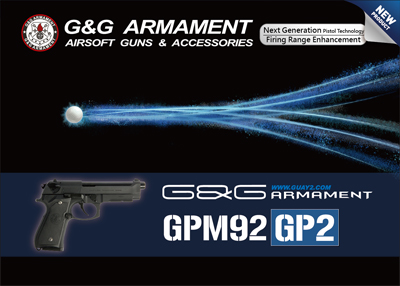 G&G GPM92 GP2 GBB Pistol