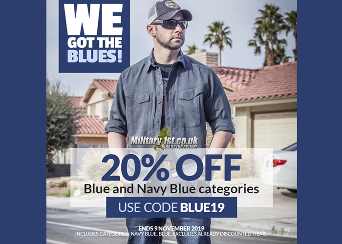 Military 1st Blue Sale 2019