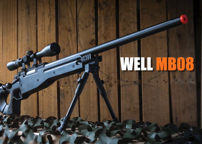 Airsoft Station: Well MB08 Sniper Rifle