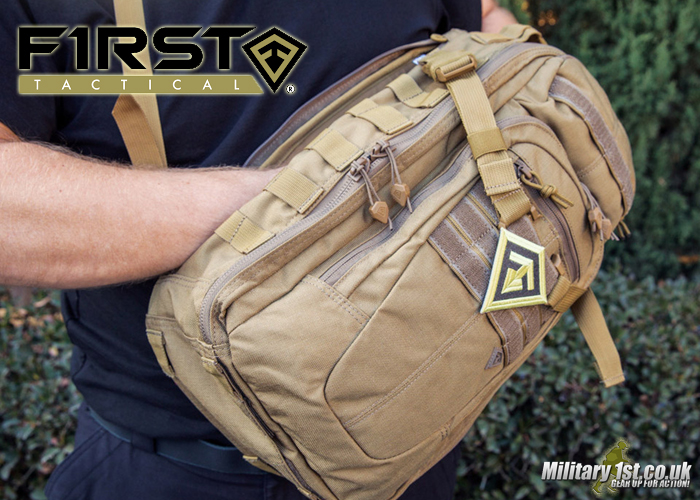 First tactical 2025 crosshatch sling pack