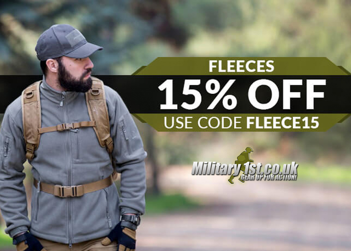 Military 1st: 15% Off On Fleeces 