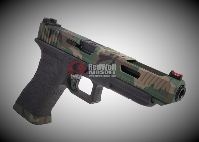 RWC Agency Arms Bonesaw 34 In Cerakote Woodland