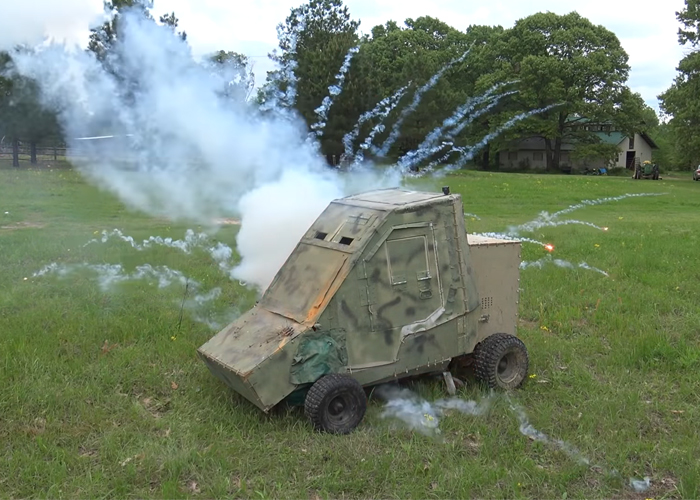 Country Tactical Turning A Go Kart Into An Airsoft Tank