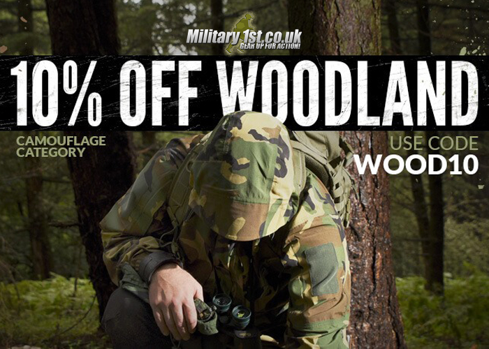 Military 1st Woodland Sale 2020