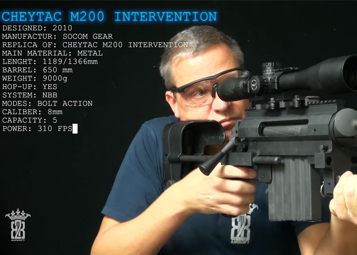BB2K Airsoft: SOCOM Gear Cheytac M200 In "Gun In 60 Seconds"