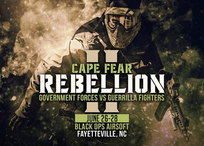 Black Ops Airsoft Cape Fear Rebellion II 26-28 June