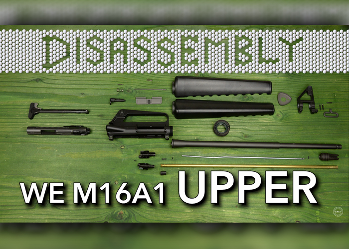 SWAP WE Airsoft M16A1 Upper Receiver Disassembly