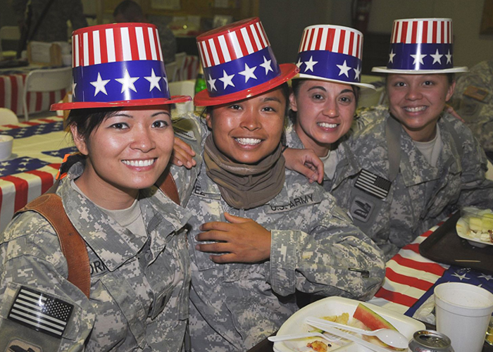 US Army Soldiers 4th of July 2009 in Iraq