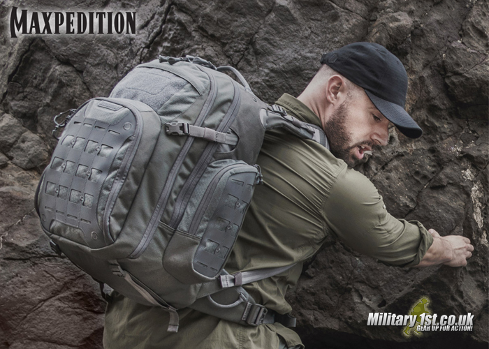 マックスペディション(Maxpedition) TIBURONTM上 バックパック TBRGRY