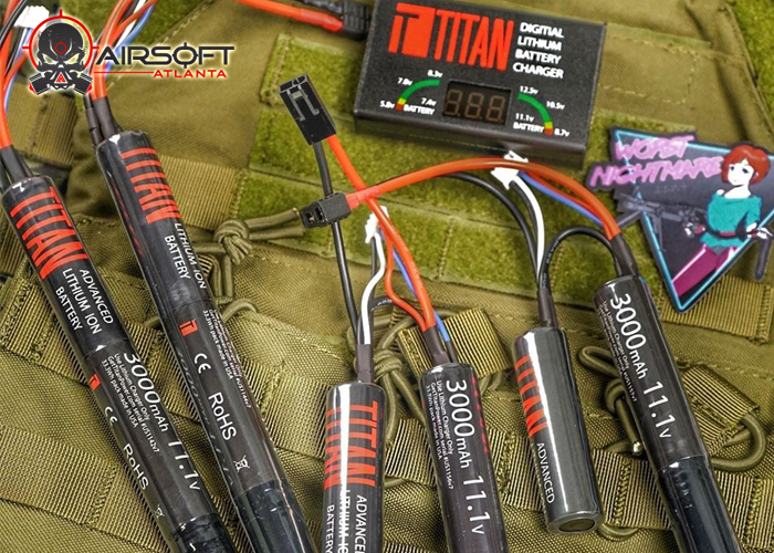 Airsoft Atlanta: Titan 3000mah Li-on Batteries