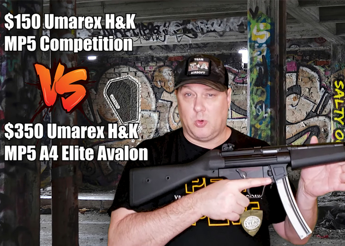 Salty Old Gamer: Umarex H&K MP5 Competition vs Elite Avalon