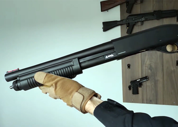 Flatox M870 Airsoft Shotgun OLED Shot Counter