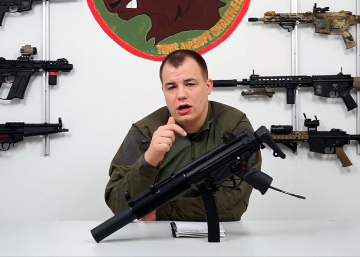 Tom's Airsoft Channel: HPA-Powered Classic Army MP5 SD3