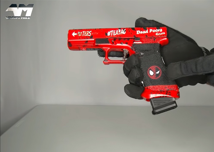 Airsoft Mike Unboxes The WE G17 DeadPool GBB Pistol