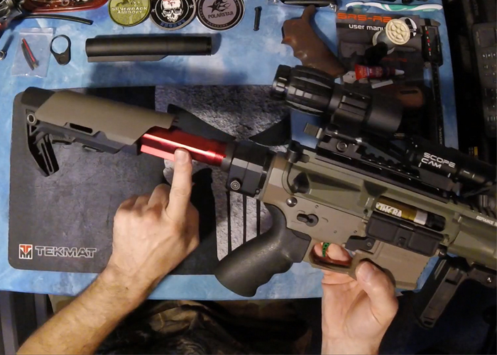 Heavy Metal Airsoft Installing A Folding Stock For M4/M16 AEG