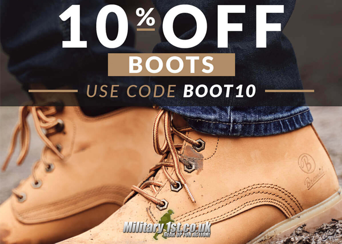 Military 1st: 10% Off On Boots 2020