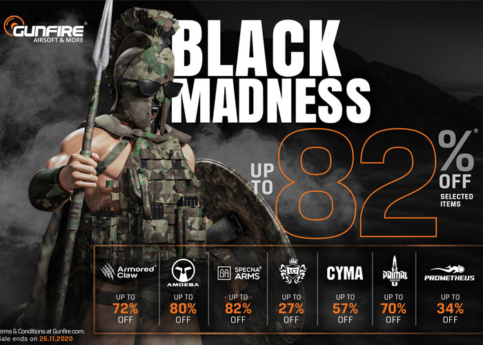 Gunfire Black Madness Sale 2020