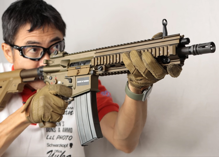 Mach Sakai With The Vfc Hk416a5 Gbb Rifle Popular Airsoft Welcome To The Airsoft World