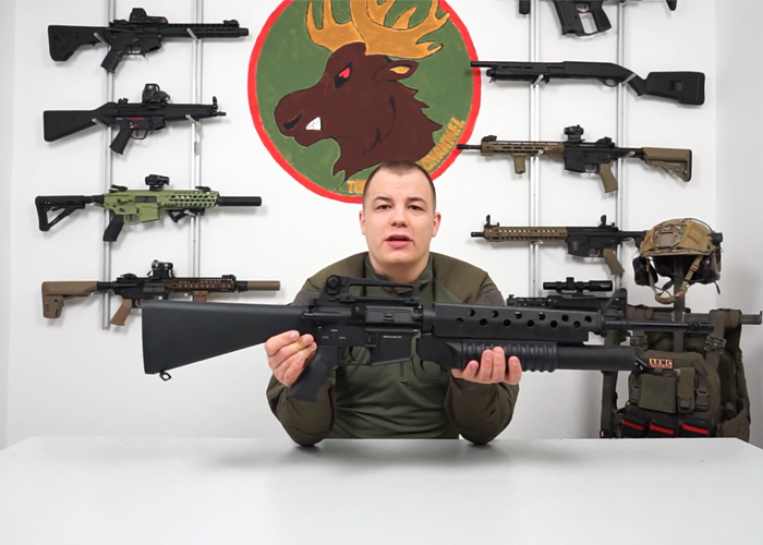 Tom's Airsoft Channel: E&C M16 With M203 UGL