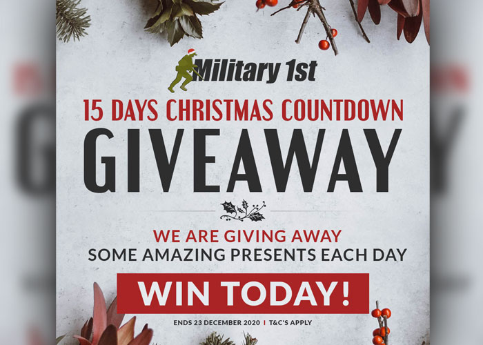 Military 1st 15 Days Christmas Countdown Giveway 2020
