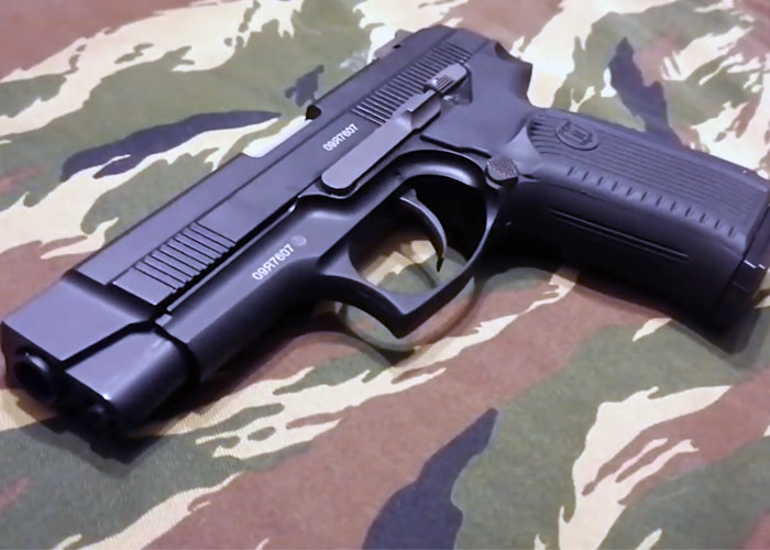 pistolet GBB MP443 gaz russe Culasse Mobile Culasse Mobile pistole