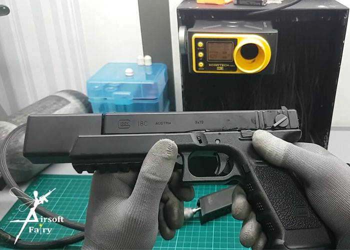 Airsoft Fairy Upgraded Tokyo Marui Glock 18C GBB Pistol