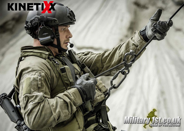 KinetiXx X-Trem Tactical Operations Glove Mens Tactical Hunting Work Duty Black 