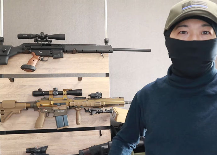 Sakataku TV On The New VFC PSG1 Gas Blowback Rifle