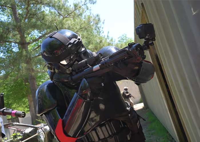 Airsoft Alfonse Airsoft E-11 "Shadow Trooper" Zombie Gameplay 