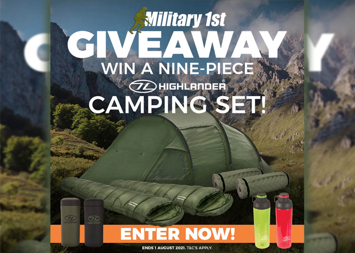 Military 1st Highlander Camping Gear Giveaway