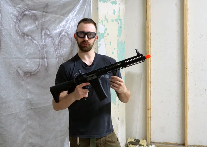 Airsoft Headquarters: PTS Syndicate Radian Model 1 GBB Rifle Accuracy Test
