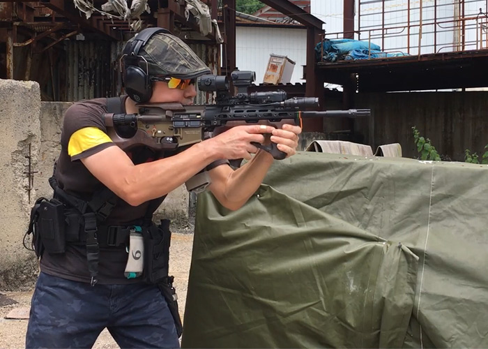 Niko Custom HK416A5 Gas Blowback Bullpup With Wood Kit
