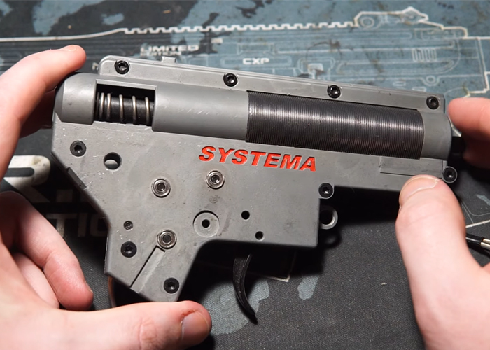 ASTKilo23: Opening The Systema M4A1 M120 Gearbox