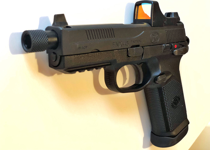 Tokyo Marui FNX-45 Tactical Black GBB Pistol Review
